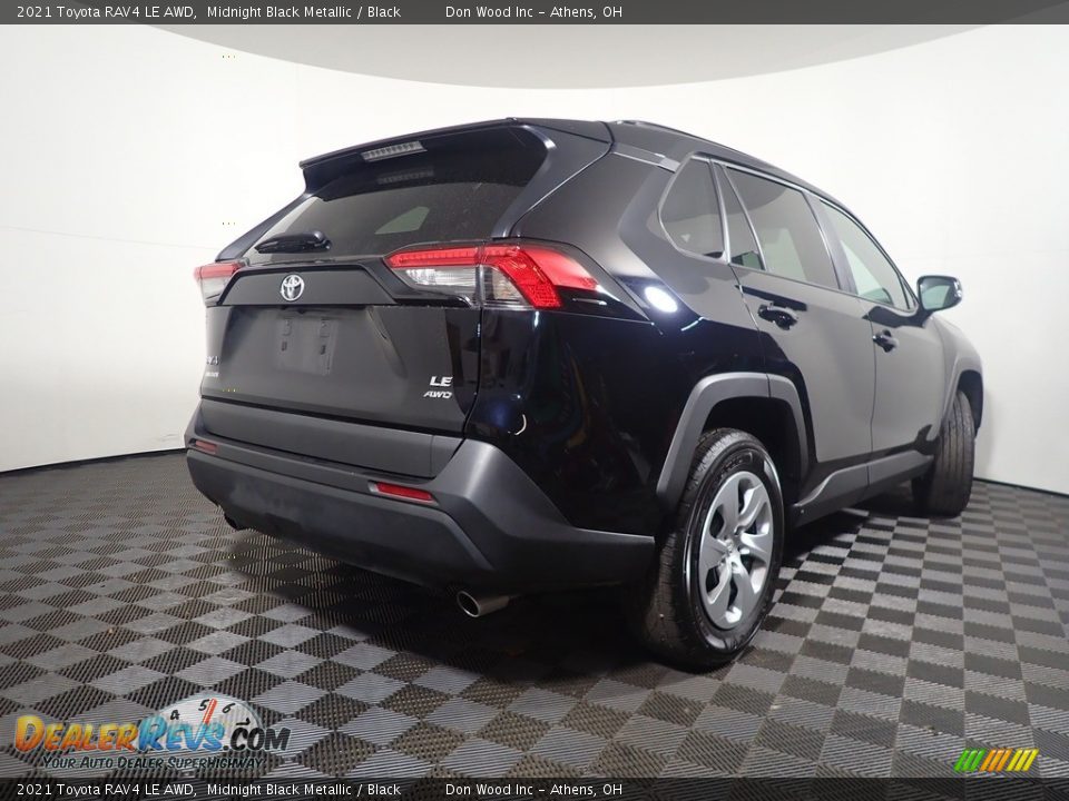 2021 Toyota RAV4 LE AWD Midnight Black Metallic / Black Photo #15