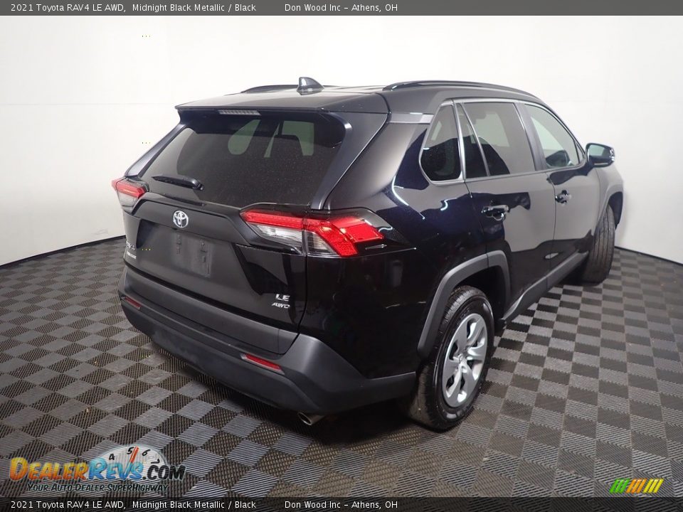 2021 Toyota RAV4 LE AWD Midnight Black Metallic / Black Photo #16