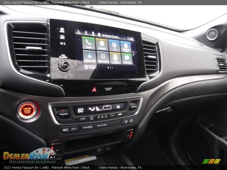 2022 Honda Passport EX-L AWD Platinum White Pearl / Black Photo #19