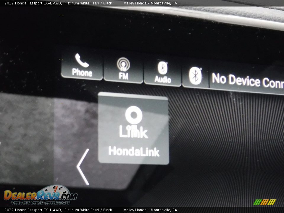 2022 Honda Passport EX-L AWD Platinum White Pearl / Black Photo #23