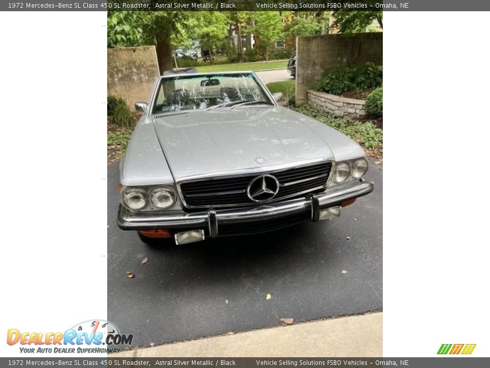 1972 Mercedes-Benz SL Class 450 SL Roadster Astral Silver Metallic / Black Photo #6