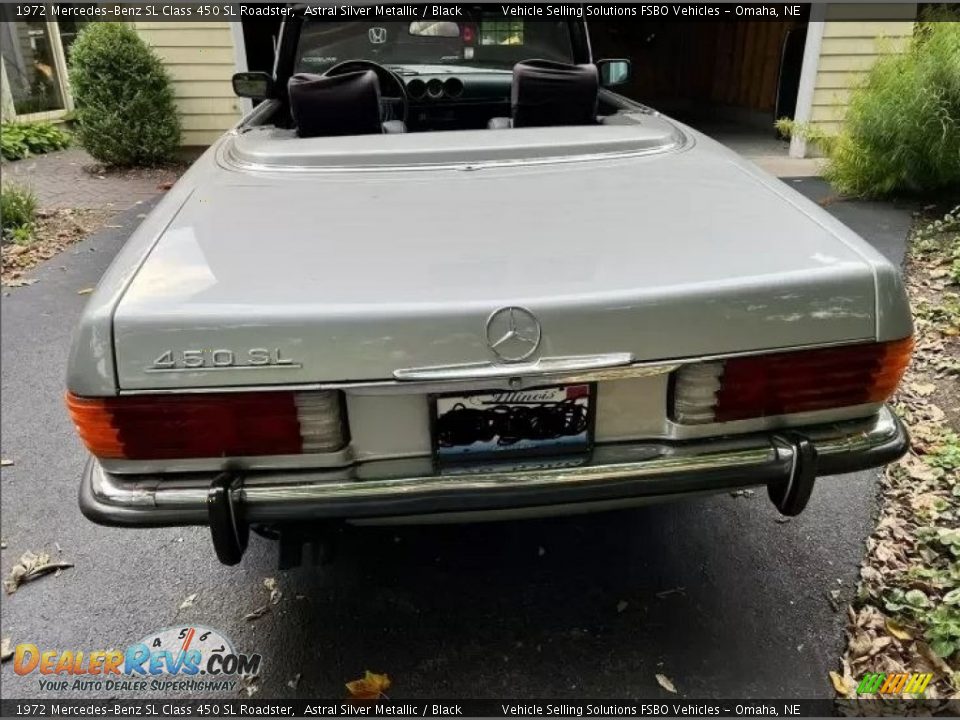 1972 Mercedes-Benz SL Class 450 SL Roadster Astral Silver Metallic / Black Photo #8