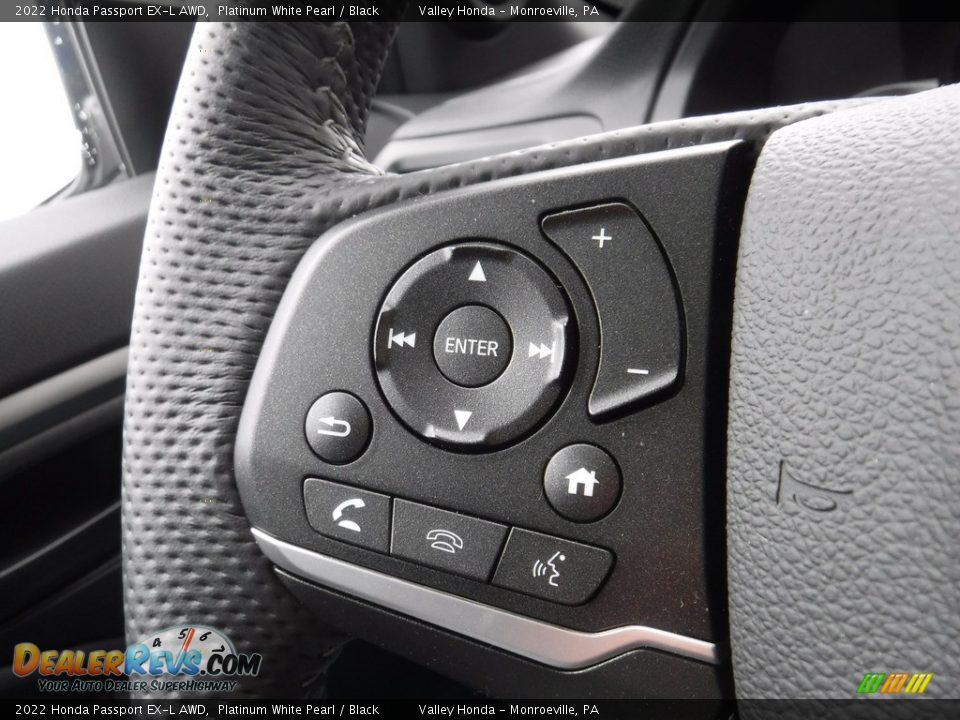 2022 Honda Passport EX-L AWD Platinum White Pearl / Black Photo #29