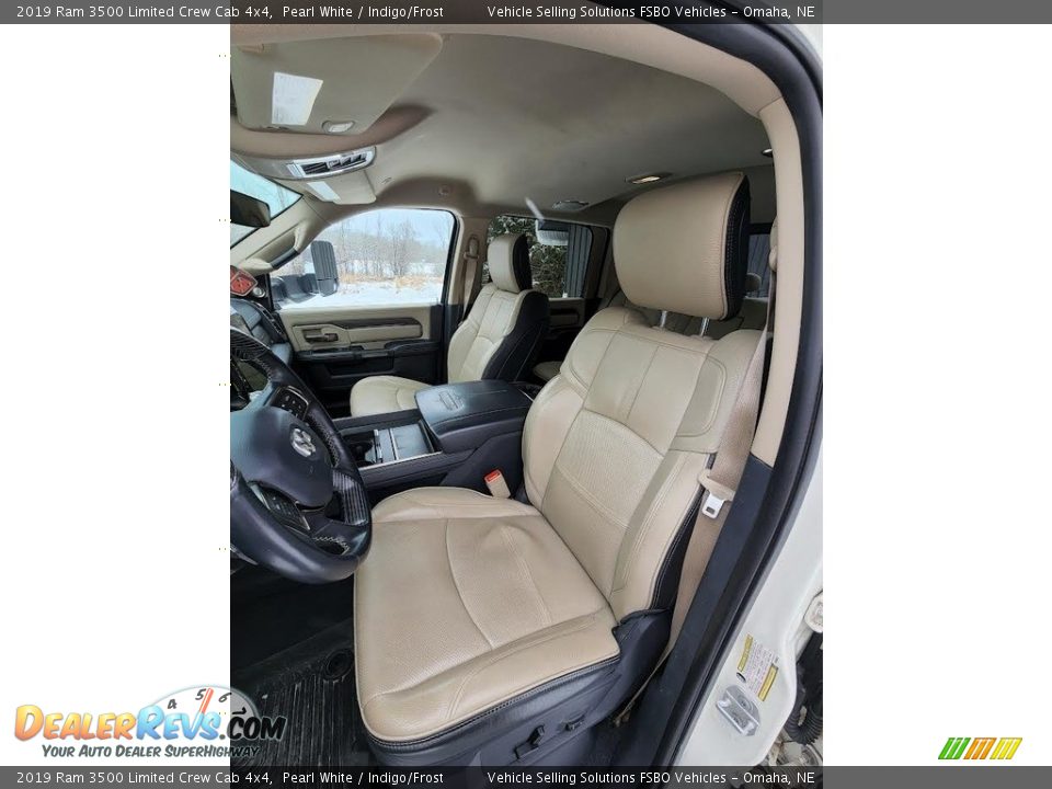 Indigo/Frost Interior - 2019 Ram 3500 Limited Crew Cab 4x4 Photo #8