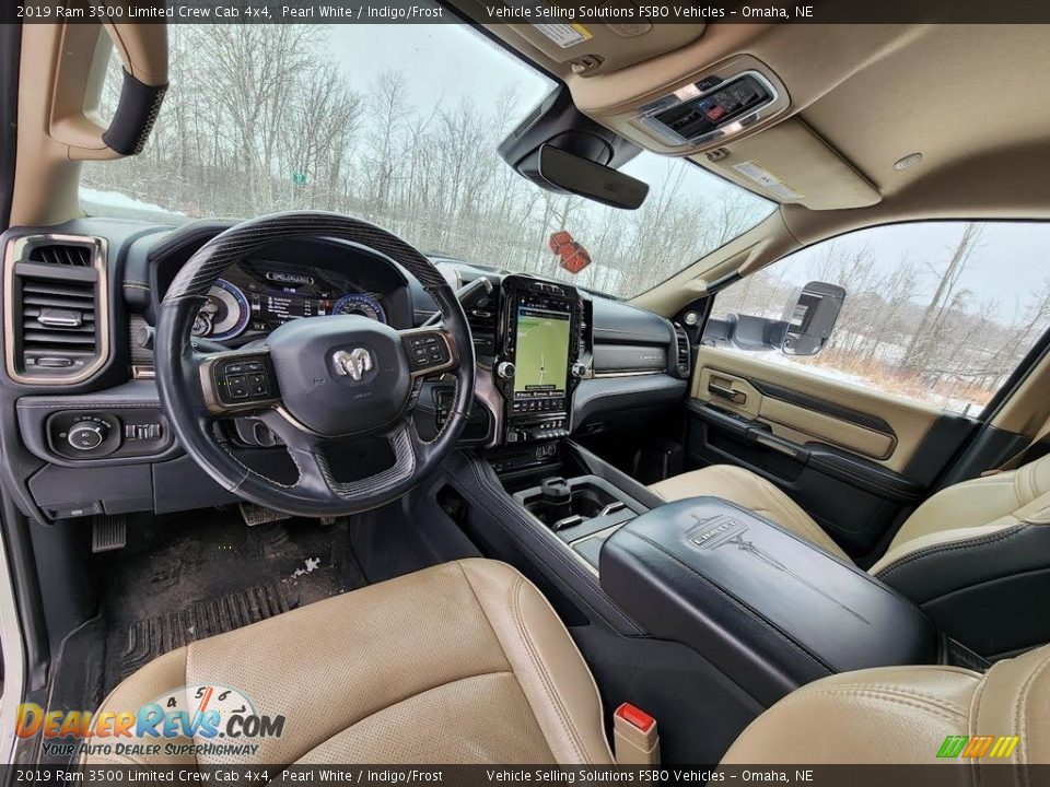 Indigo/Frost Interior - 2019 Ram 3500 Limited Crew Cab 4x4 Photo #9