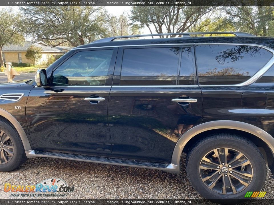 2017 Nissan Armada Platinum Super Black / Charcoal Photo #2