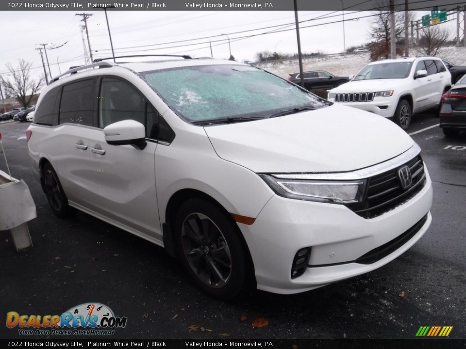 2022 Honda Odyssey Elite Platinum White Pearl / Black Photo #6