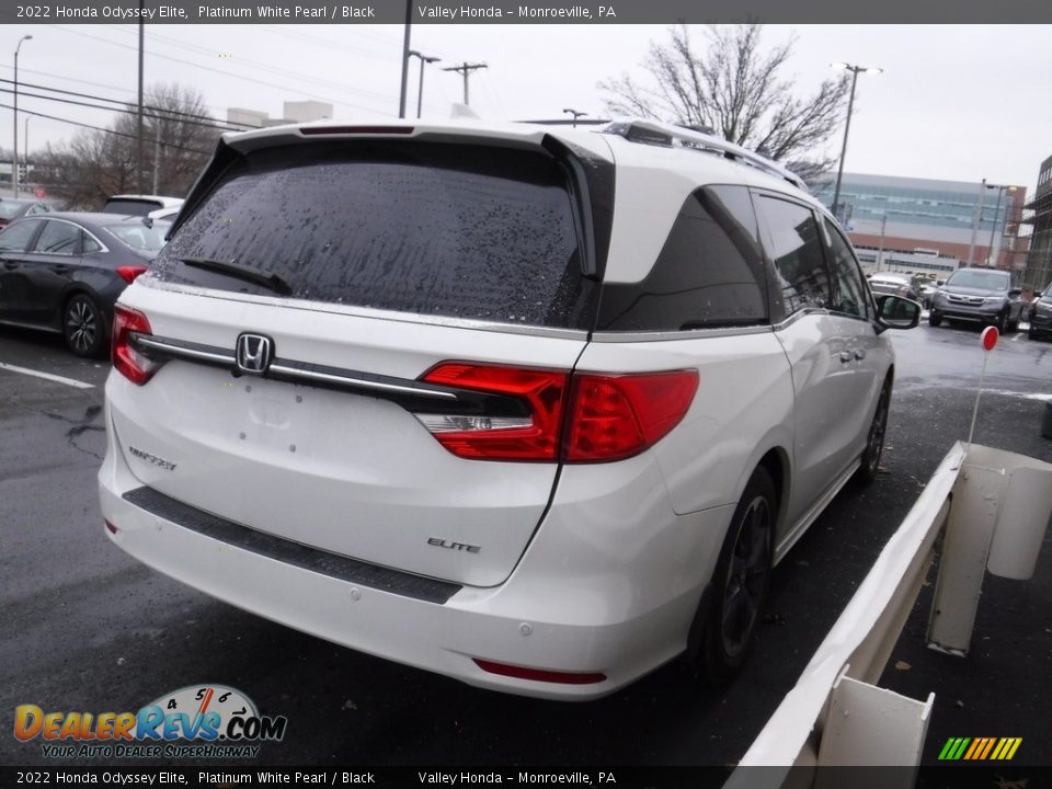 2022 Honda Odyssey Elite Platinum White Pearl / Black Photo #7