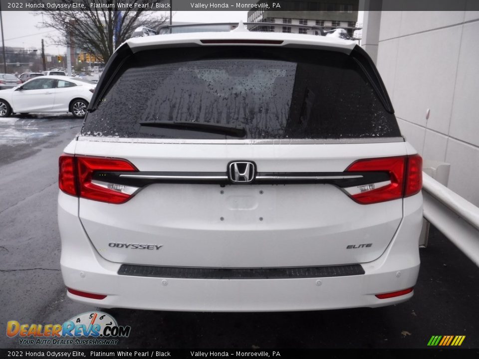 2022 Honda Odyssey Elite Platinum White Pearl / Black Photo #8