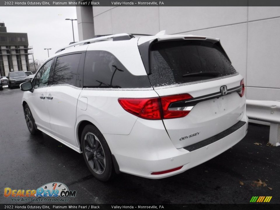 2022 Honda Odyssey Elite Platinum White Pearl / Black Photo #9