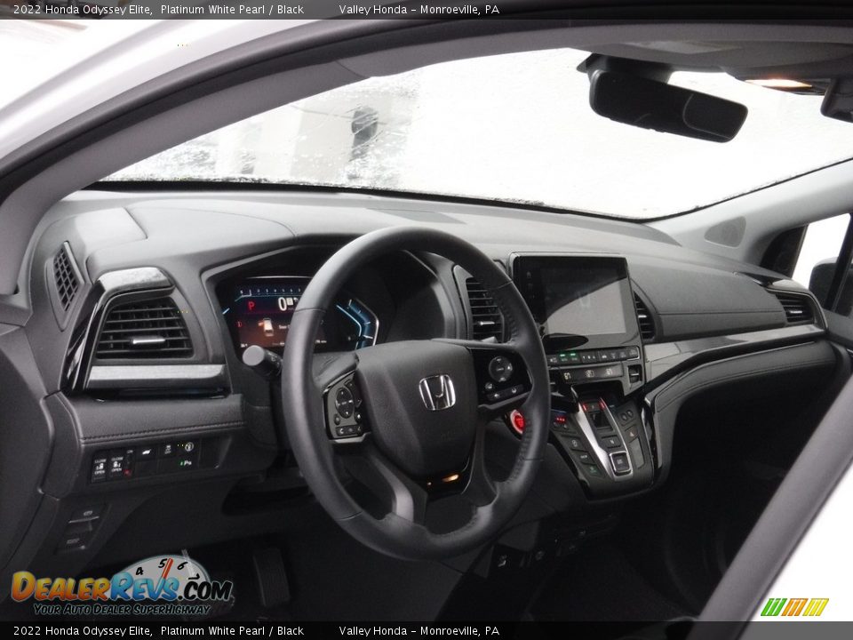 2022 Honda Odyssey Elite Platinum White Pearl / Black Photo #15