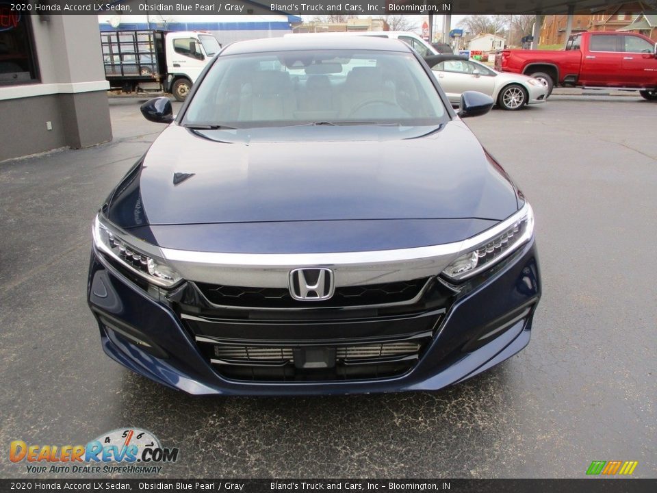 2020 Honda Accord LX Sedan Obsidian Blue Pearl / Gray Photo #22