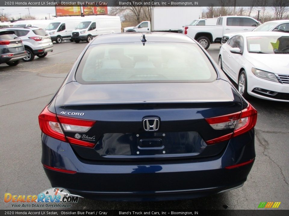 2020 Honda Accord LX Sedan Obsidian Blue Pearl / Gray Photo #23
