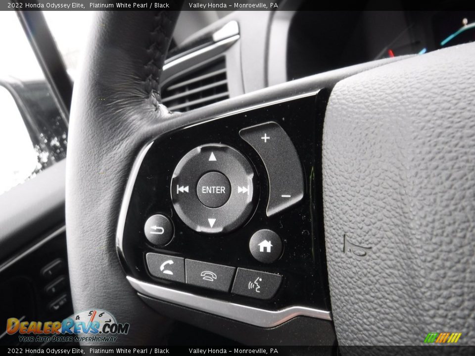 2022 Honda Odyssey Elite Platinum White Pearl / Black Photo #31