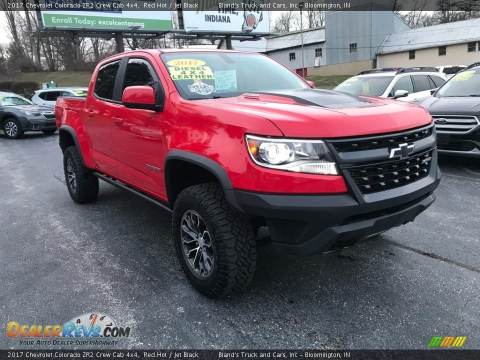 2017 Chevrolet Colorado ZR2 Crew Cab 4x4 Red Hot / Jet Black Photo #6