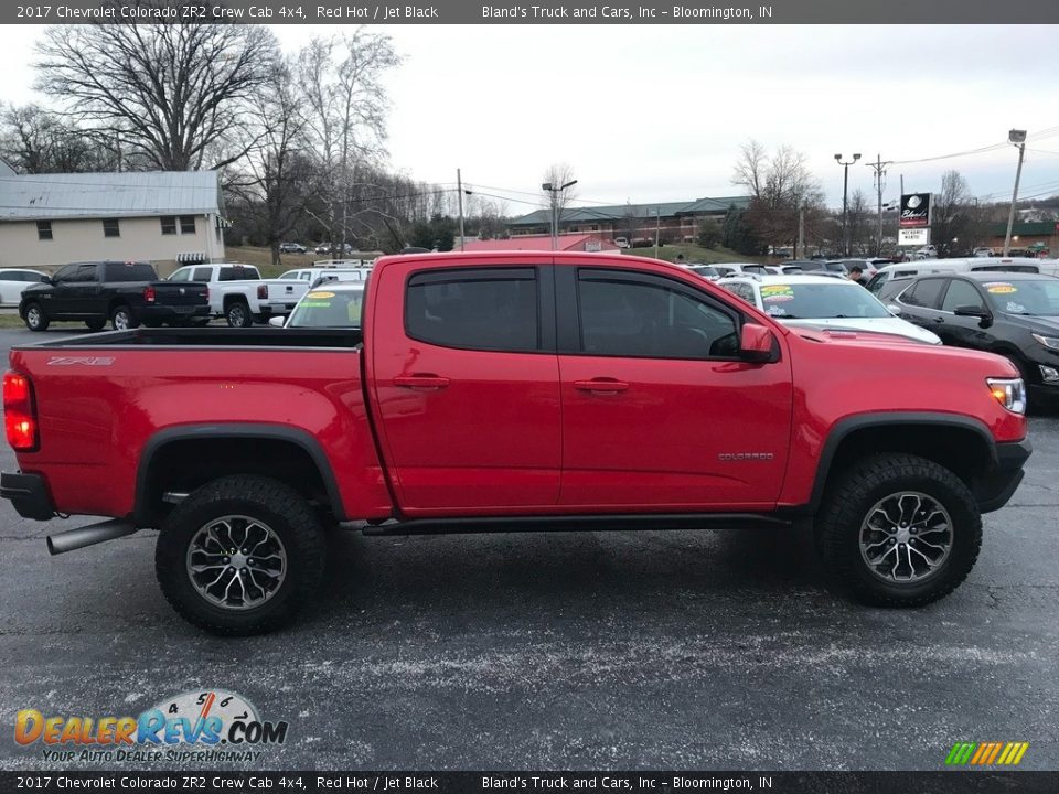 2017 Chevrolet Colorado ZR2 Crew Cab 4x4 Red Hot / Jet Black Photo #8