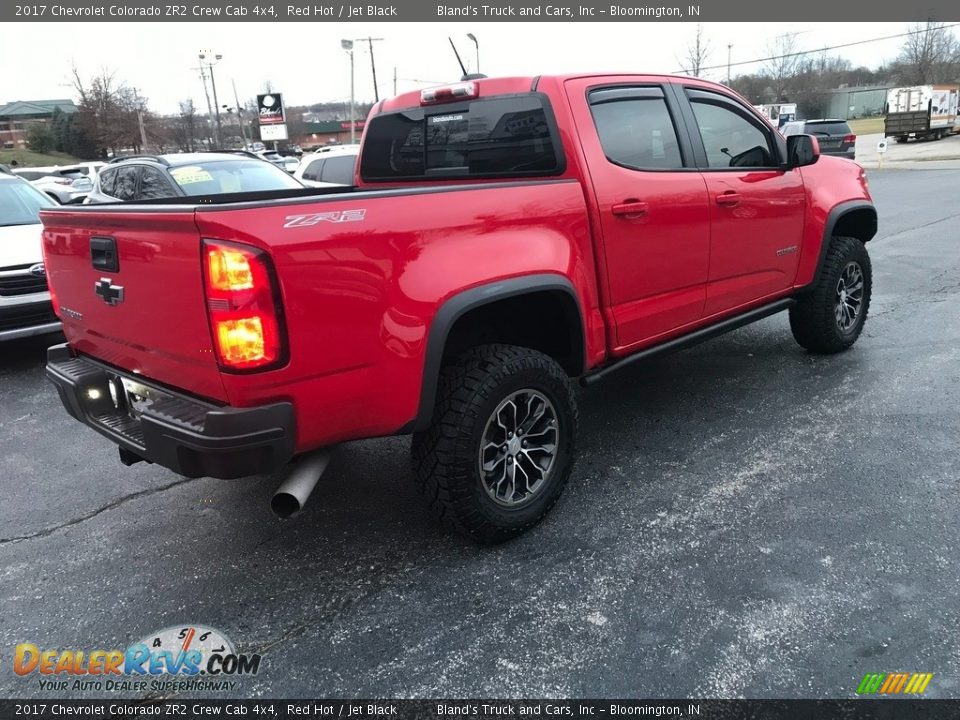 2017 Chevrolet Colorado ZR2 Crew Cab 4x4 Red Hot / Jet Black Photo #9