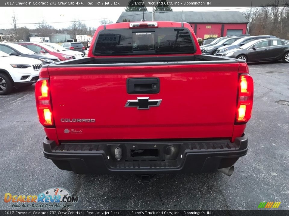 2017 Chevrolet Colorado ZR2 Crew Cab 4x4 Red Hot / Jet Black Photo #10