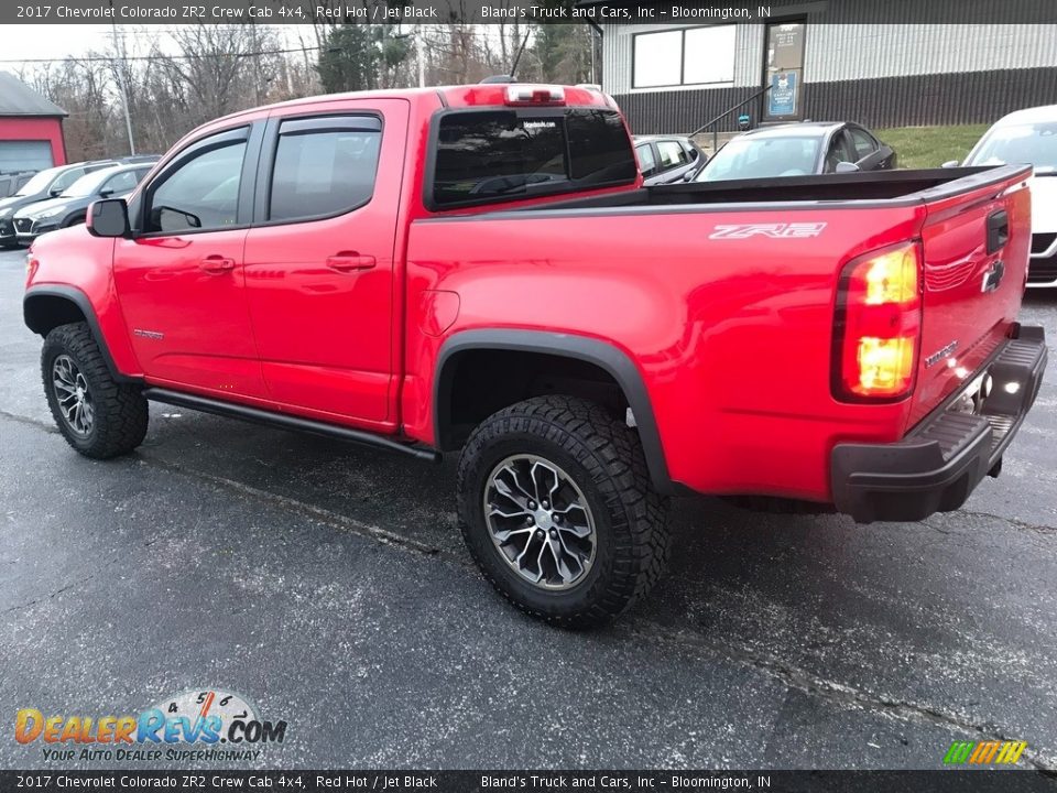 2017 Chevrolet Colorado ZR2 Crew Cab 4x4 Red Hot / Jet Black Photo #12