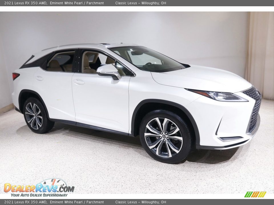 Eminent White Pearl 2021 Lexus RX 350 AWD Photo #1