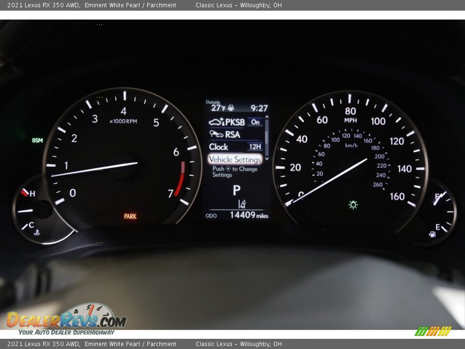 2021 Lexus RX 350 AWD Gauges Photo #8