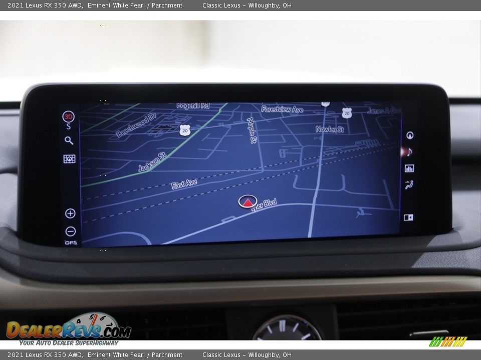 Navigation of 2021 Lexus RX 350 AWD Photo #10