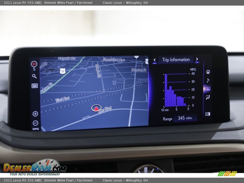 Navigation of 2021 Lexus RX 350 AWD Photo #12