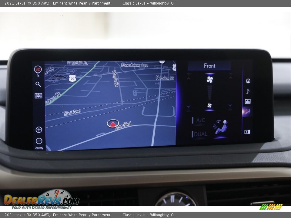 Navigation of 2021 Lexus RX 350 AWD Photo #13