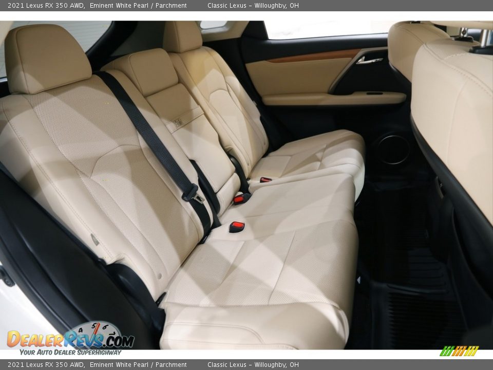 Rear Seat of 2021 Lexus RX 350 AWD Photo #19