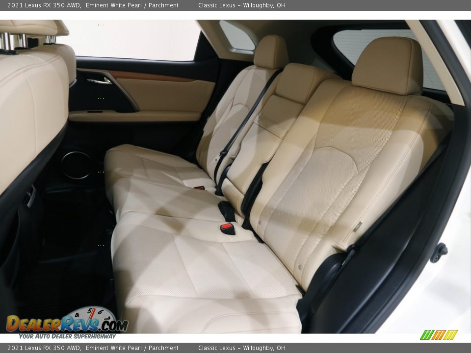 Rear Seat of 2021 Lexus RX 350 AWD Photo #20