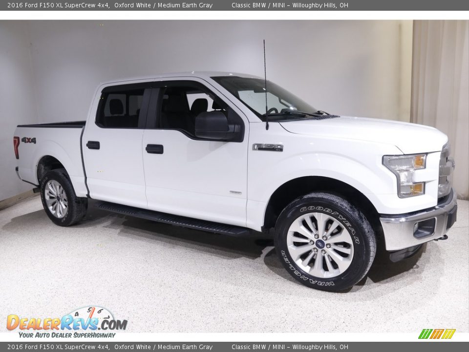 2016 Ford F150 XL SuperCrew 4x4 Oxford White / Medium Earth Gray Photo #1