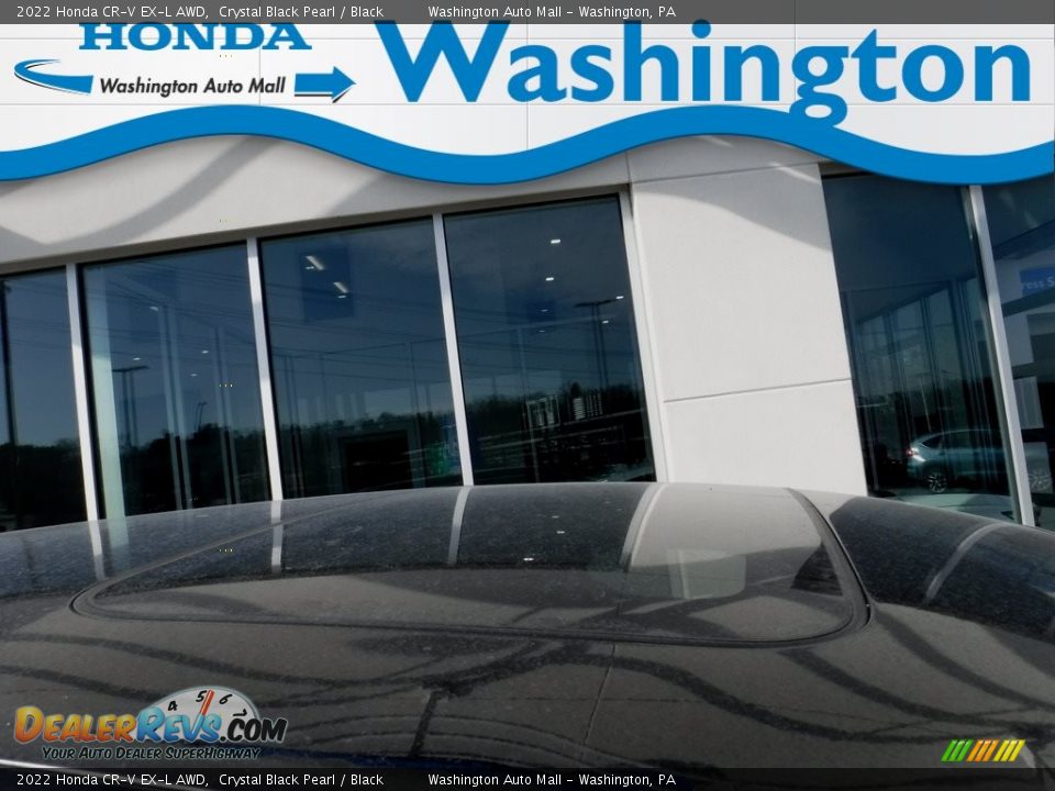 2022 Honda CR-V EX-L AWD Crystal Black Pearl / Black Photo #3