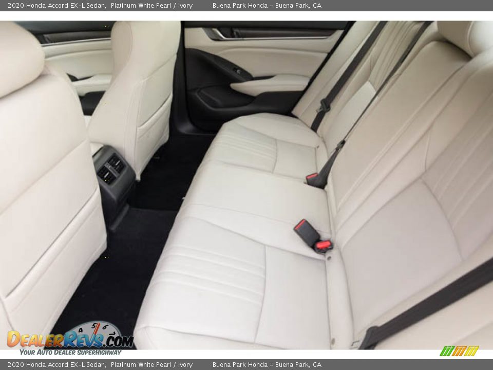 2020 Honda Accord EX-L Sedan Platinum White Pearl / Ivory Photo #4