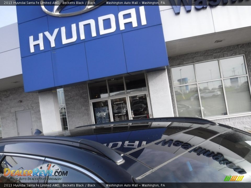 2013 Hyundai Santa Fe Limited AWD Becketts Black / Black Photo #4