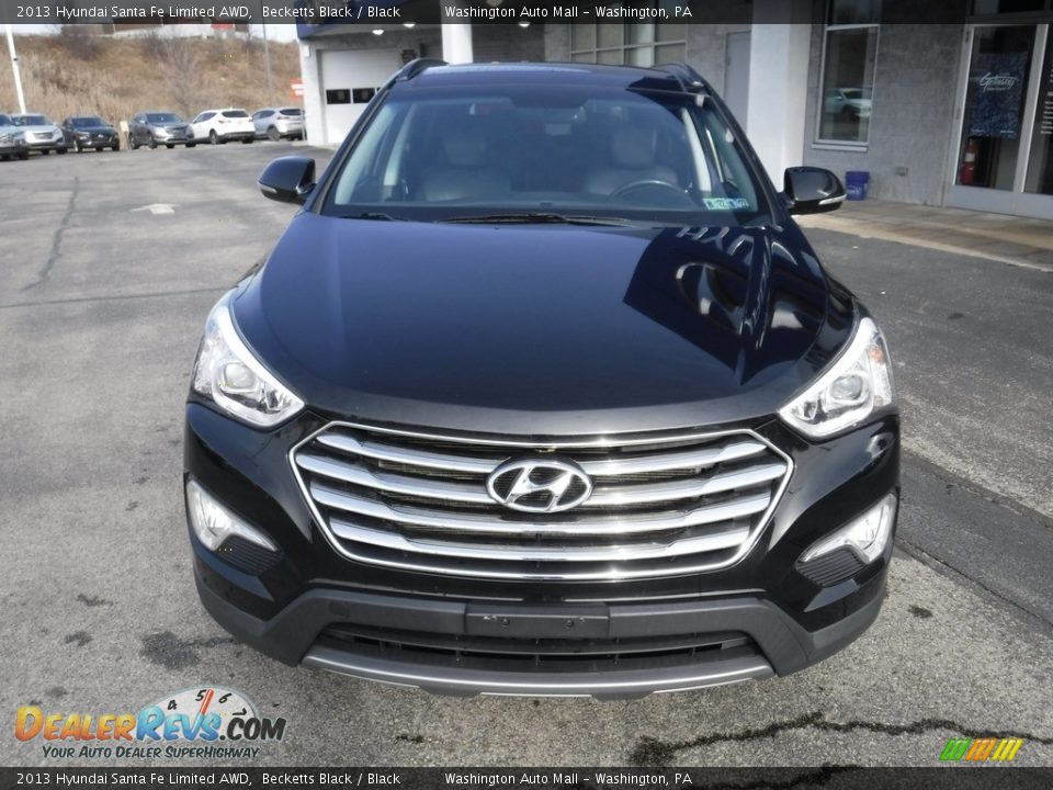 2013 Hyundai Santa Fe Limited AWD Becketts Black / Black Photo #5