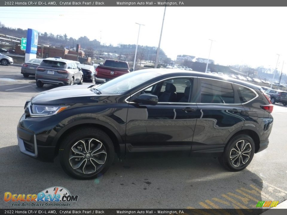2022 Honda CR-V EX-L AWD Crystal Black Pearl / Black Photo #7