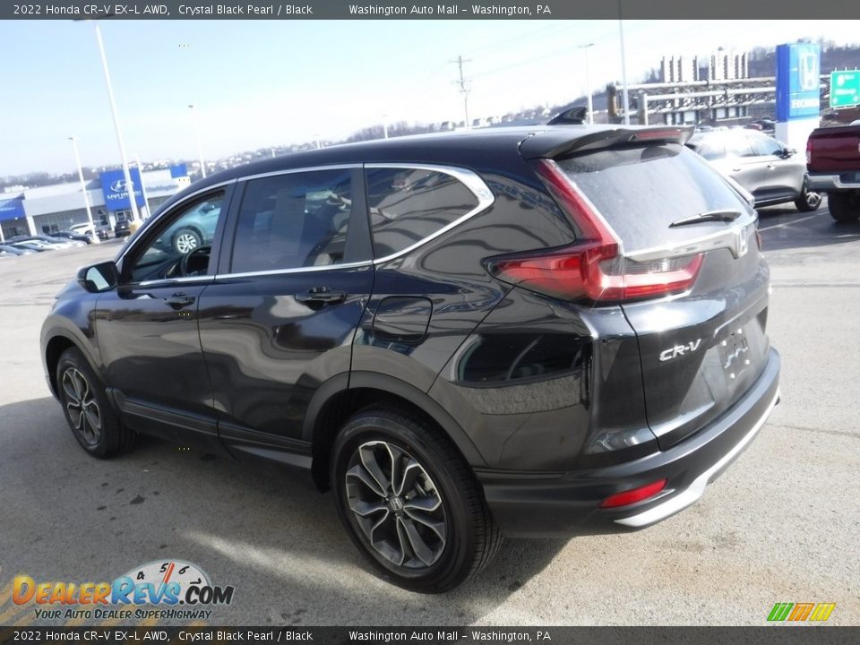 2022 Honda CR-V EX-L AWD Crystal Black Pearl / Black Photo #8