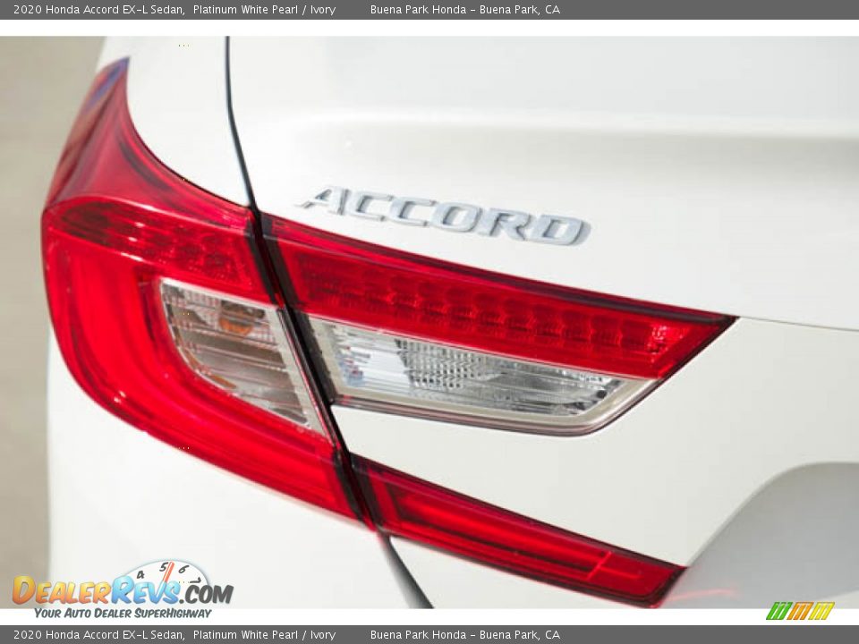 2020 Honda Accord EX-L Sedan Platinum White Pearl / Ivory Photo #10
