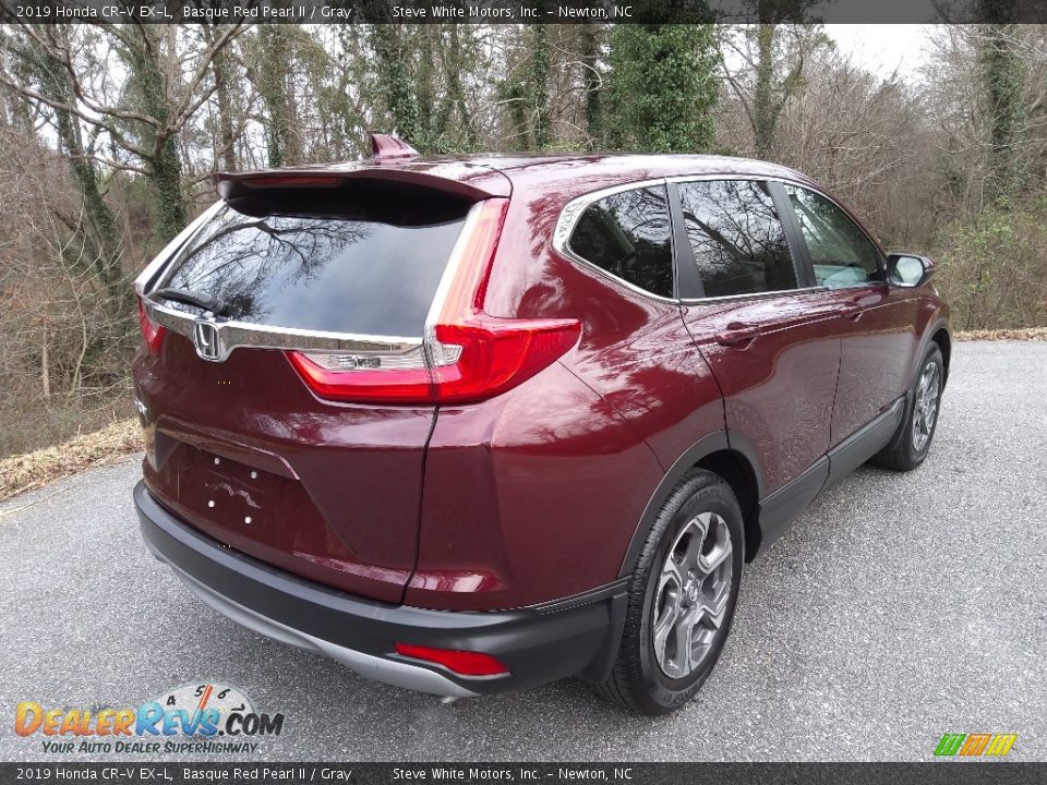 2019 Honda CR-V EX-L Basque Red Pearl II / Gray Photo #8