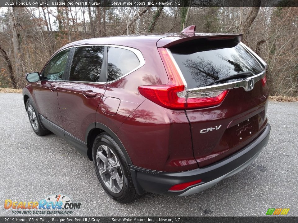 2019 Honda CR-V EX-L Basque Red Pearl II / Gray Photo #10