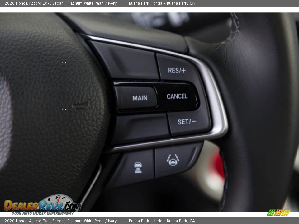2020 Honda Accord EX-L Sedan Platinum White Pearl / Ivory Photo #15