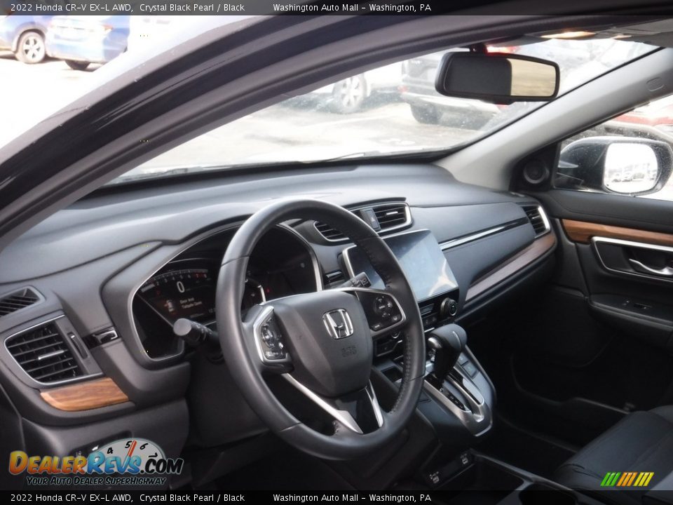 2022 Honda CR-V EX-L AWD Crystal Black Pearl / Black Photo #14