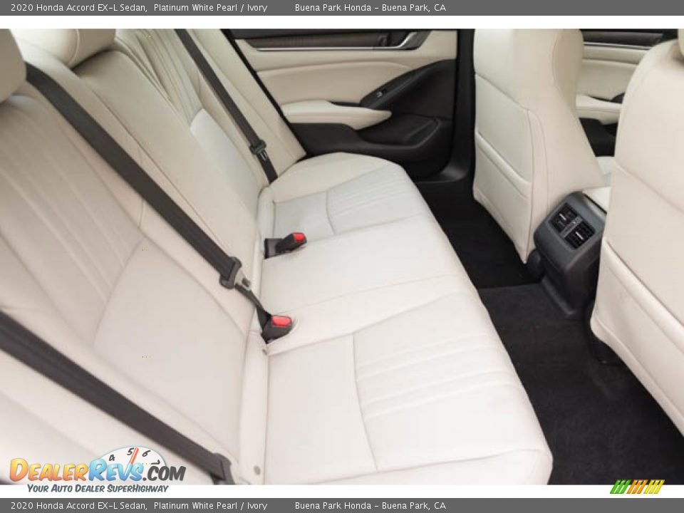 2020 Honda Accord EX-L Sedan Platinum White Pearl / Ivory Photo #23