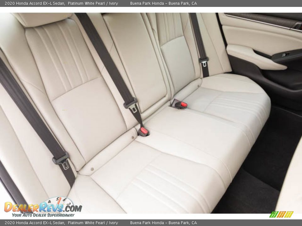 2020 Honda Accord EX-L Sedan Platinum White Pearl / Ivory Photo #24
