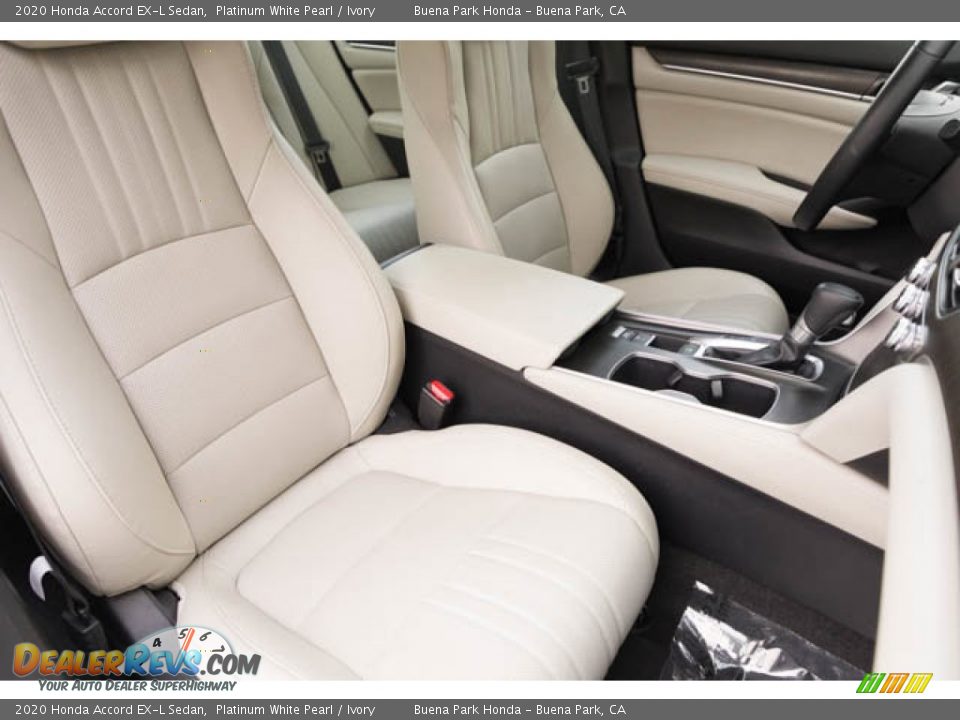 2020 Honda Accord EX-L Sedan Platinum White Pearl / Ivory Photo #26