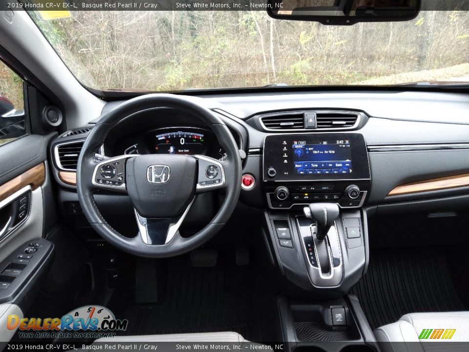 2019 Honda CR-V EX-L Basque Red Pearl II / Gray Photo #19