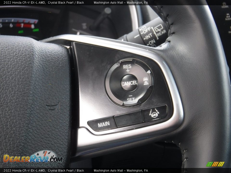 2022 Honda CR-V EX-L AWD Crystal Black Pearl / Black Photo #25