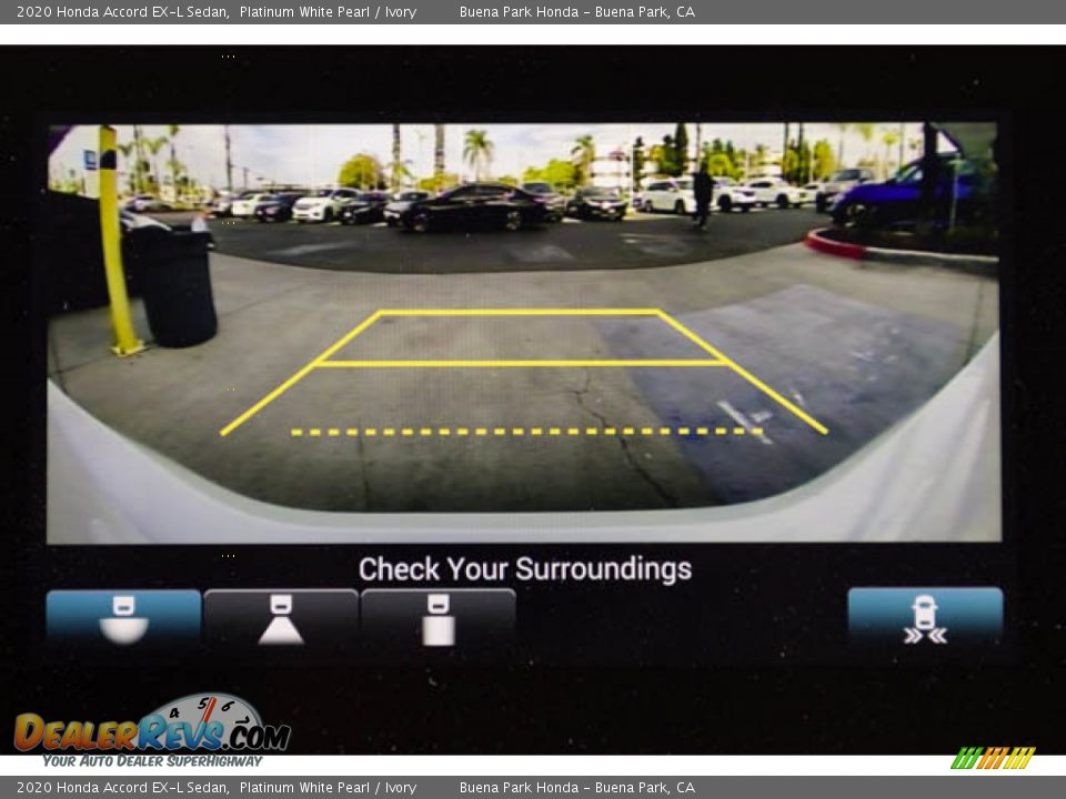 2020 Honda Accord EX-L Sedan Platinum White Pearl / Ivory Photo #28