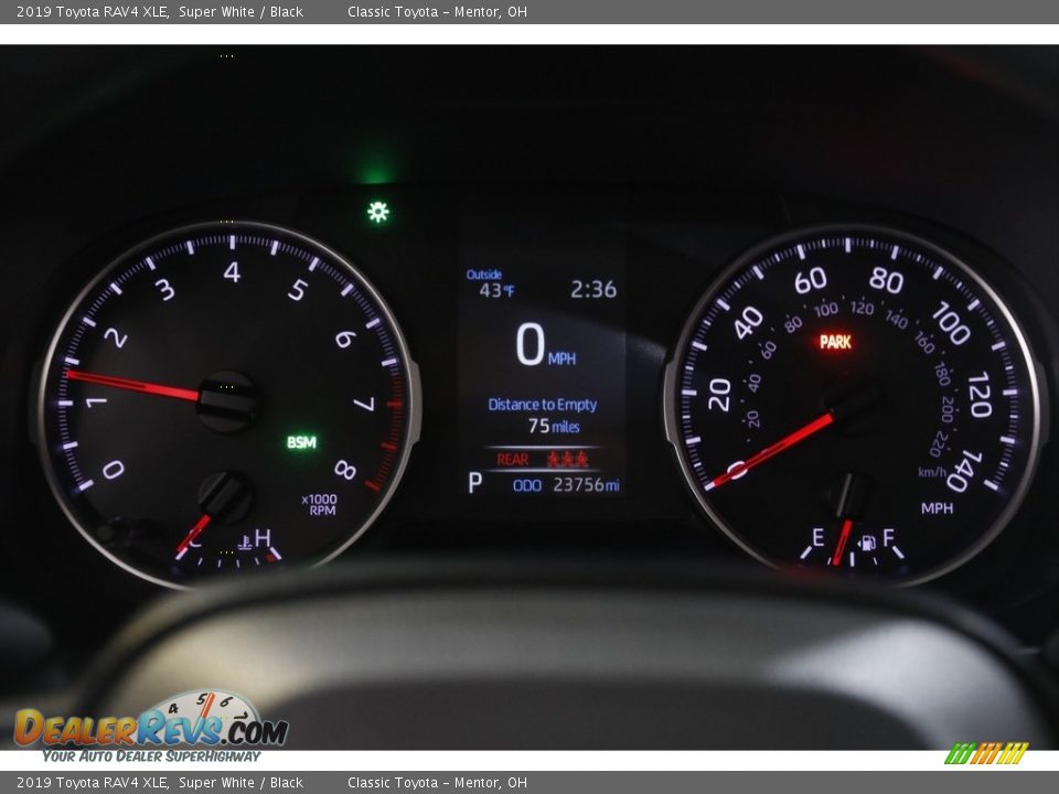 2019 Toyota RAV4 XLE Super White / Black Photo #8