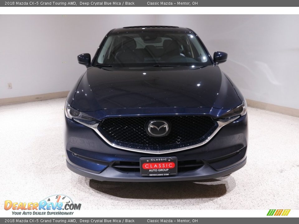 2018 Mazda CX-5 Grand Touring AWD Deep Crystal Blue Mica / Black Photo #2